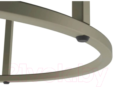 Комплект журнальных столиков Калифорния мебель Лесли (черный мрамор/титан)