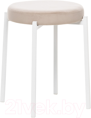Табурет Импэкс Leset Авис (белый/Ultra Sand песок) - фото