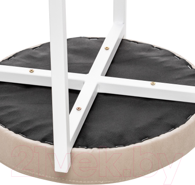 Табурет Импэкс Leset Авис (белый/Ultra Sand песок)