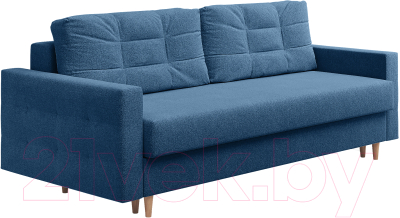 Диван Сонум Sсandy 110x235 (рогожка деним/бук) - фото