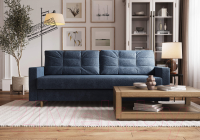 Диван Сонум Sсandy 110x235 (рогожка деним/бук)