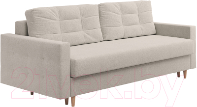 Диван Сонум Sсandy 110x235 (рогожка песочный/бук) - фото