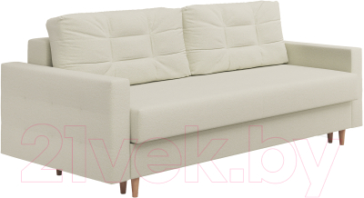 Диван Сонум Sсandy 110x235 (тедди песочный/бук) - фото