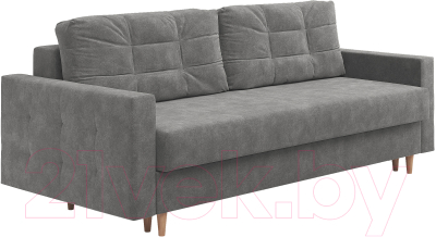 Диван Сонум Sсandy 110x235 (фултон серый/бук) - фото