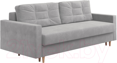 Диван Сонум Sсandy 110x235 (эвита пепельный/бук) - фото