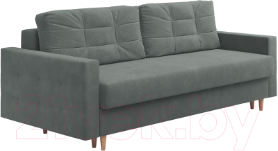 Диван Сонум Sсandy 110x235 (эвита серый/бук) - фото