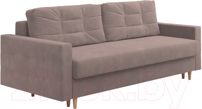 Диван Сонум Sсandy 110x235 (эвита латте/бук) - фото