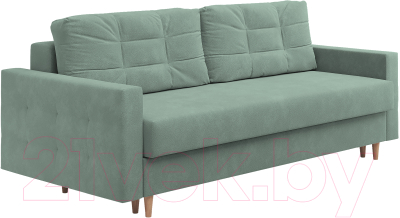 Диван Сонум Sсandy 110x235 (эвита мятный/бук) - фото