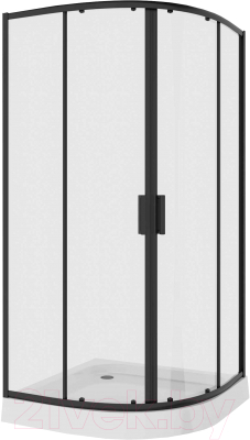 Душевой уголок Niagara NG-6886-08 80x80 (черный)