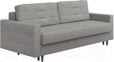 Диван Сонум Sсandy 110x235 (замша серый/венге) - фото