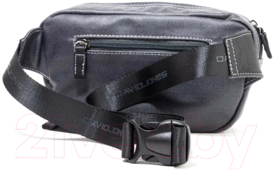 Сумка на пояс David Jones 786601 (черный/серый)