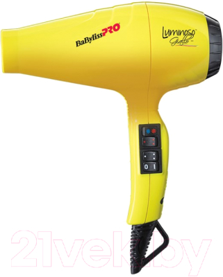 Профессиональный фен BaByliss Luminoso Giallo Ionic / BAB6350IYE