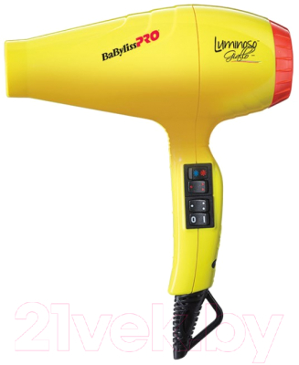 Профессиональный фен BaByliss Luminoso Giallo Ionic / BAB6350IYE