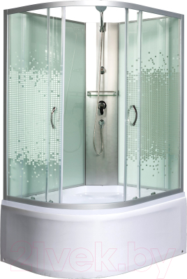 Душевая кабина RIVER Мономах Б/К 100/80/44 МЗ R - фото