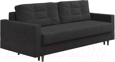 Диван Сонум Sсandy 110x235 (кашемир графитовый/венге) - фото
