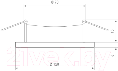 Точечный светильник Elektrostandard 2196 MR16 WH
