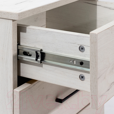 Тумба Millwood TM4 подкатная с замком (дуб белый Craft)