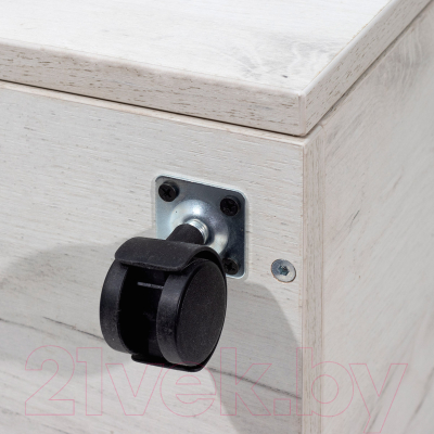 Тумба Millwood TM4 подкатная с замком (дуб белый Craft)