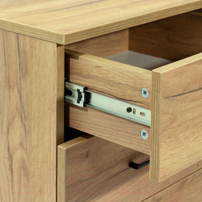 Тумба Millwood TM4 подкатная с замком (дуб золотой Craft)