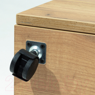 Тумба Millwood TM4 подкатная с замком (дуб золотой Craft)