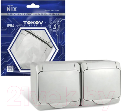 Розетка Tokov Electric TKE-NX-R2Z-C06-IP54
