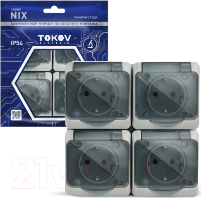 Розетка Tokov Electric TKE-NX-R4Z-C06T-IP54