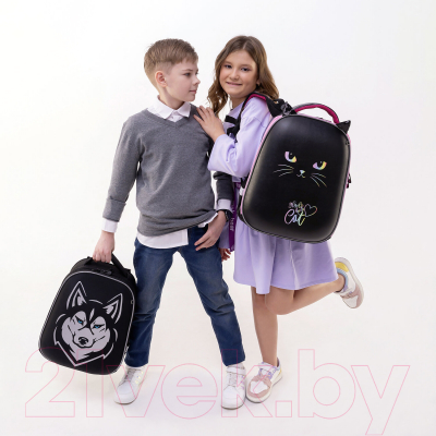 Школьный рюкзак Brauberg Shiny. Husky / 271383