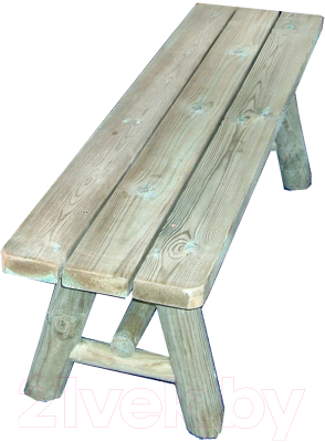 Скамья садовая Массив-Древ К 1500x370x440