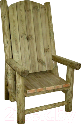 Кресло садовое Массив-Древ Трон 800x870xН1500 - фото