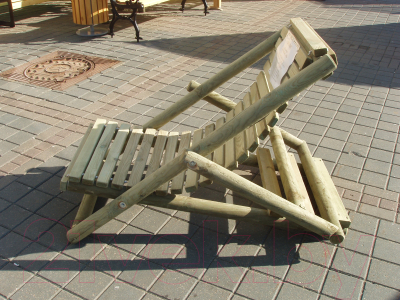 Шезлонг Массив-Древ 1330x840x1240