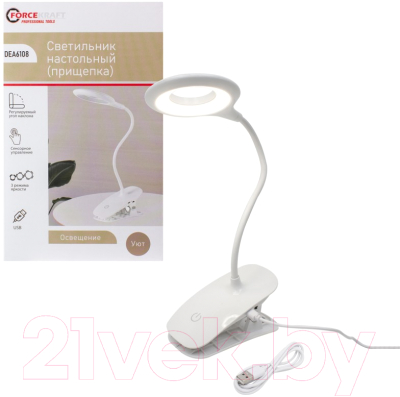 Настольная лампа ForceKraft FK-DEA6108