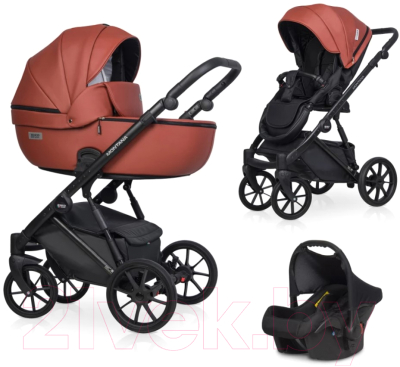 Детская универсальная коляска Riko Montana Ecco 3 в 1