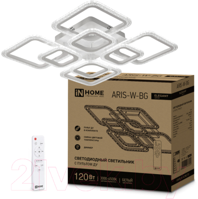 Потолочный светильник INhome Elegant ARIS-W-BG / 4690612043272