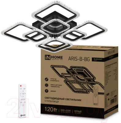 Потолочный светильник INhome Elegant ARIS-B-BG / 4690612043265