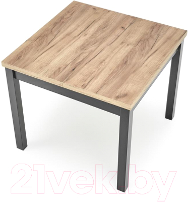 Обеденный стол Halmar Tiago Kwadrat раскладной 90-125x90x76