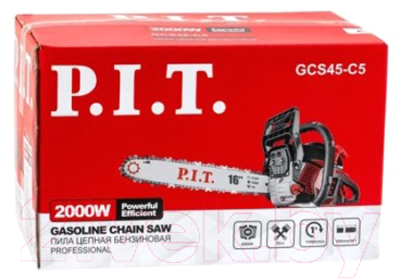 Бензопила цепная P.I.T GCS-45-C5