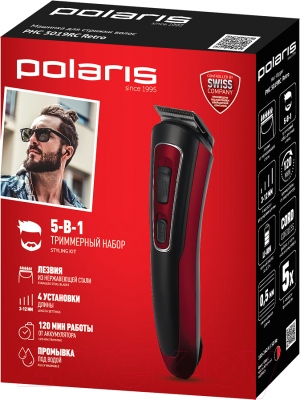 Машинка для стрижки волос Polaris PHC 3019RC Retro