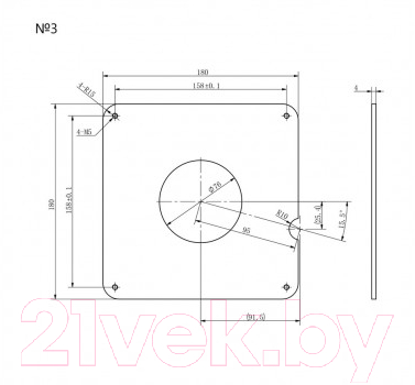 Стол фрезерный БЕЛМАШ RT650L / S257A