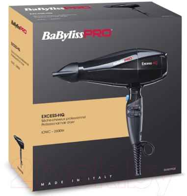 Профессиональный фен BaByliss Pro Excess HQ Ionic / BAB6990IE