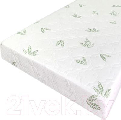 Матрас в кроватку Капризун Джангл Симпл Алоэ Вера ППУ 60x120 / 413468 - фото