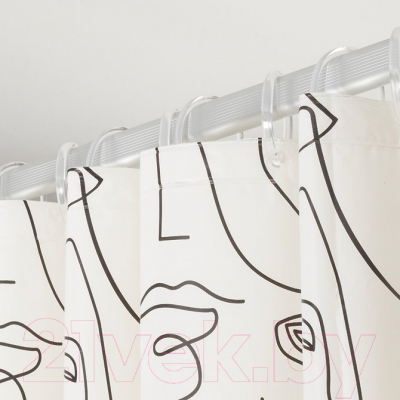 Шторка-занавеска для ванны Sealskin TXT Peva Mind 800146