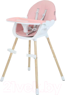 Стульчик для кормления MOWbaby Crispy / RH150 (розовый) - фото