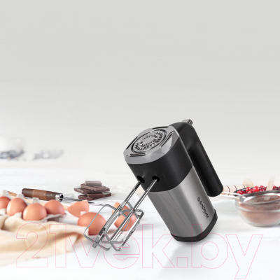 Миксер ручной Endever Sigma-08 (черный/стальной)
