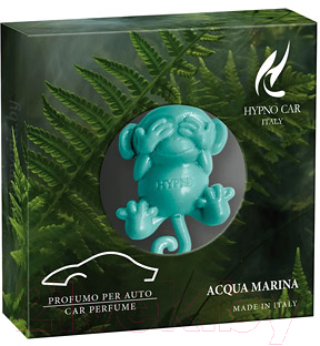 Ароматизатор автомобильный Hypno Casa Car Perfume Monkeys Acqua Marina - фото