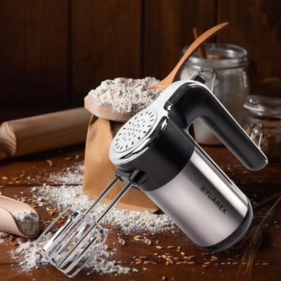 Миксер ручной Tuarex TK-4001 (черный/стальной)