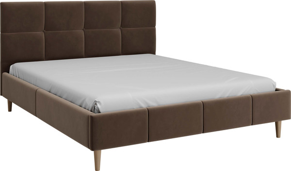 Двуспальная кровать Bravo Мебель Ханна с комплектующими 160x200 - фото