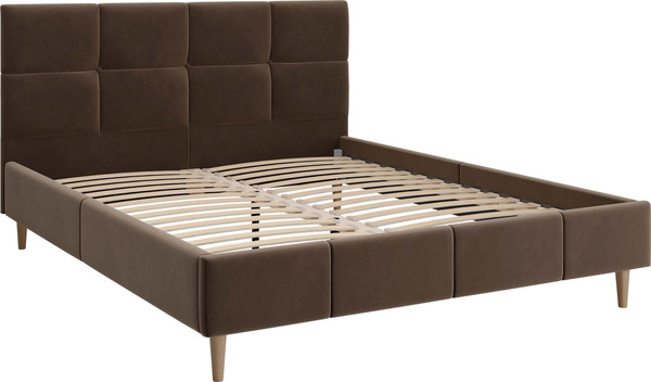 Двуспальная кровать Bravo Мебель Ханна с комплектующими 160x200