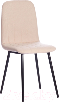 Стул Tetchair ARC ткань/металл (бежевый/черный) - фото