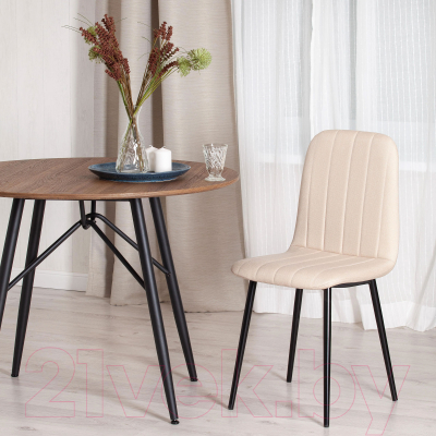 Стул Tetchair ARC ткань/металл (бежевый/черный)