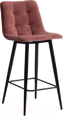 Стул барный Tetchair Chilly 53x44x94 ткань/металл - фото